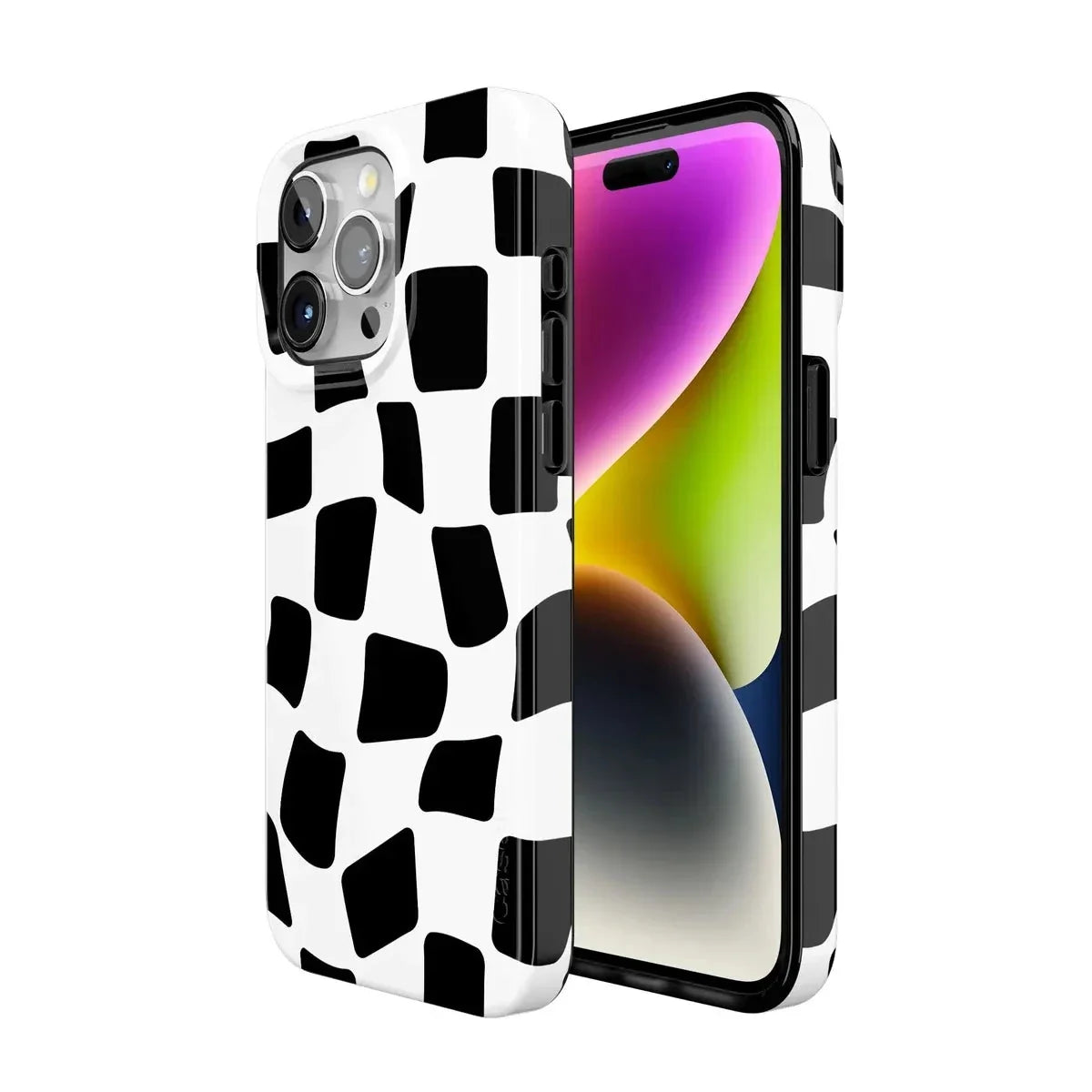 Funky Checkerboard | High Contrast Design Case Phone Case get.casely
