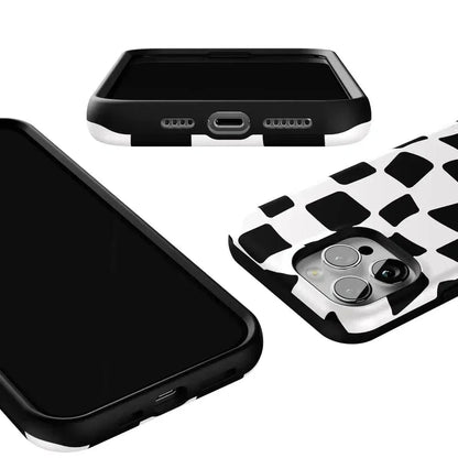 Funky Checkerboard | High Contrast Design Case Phone Case Casetry