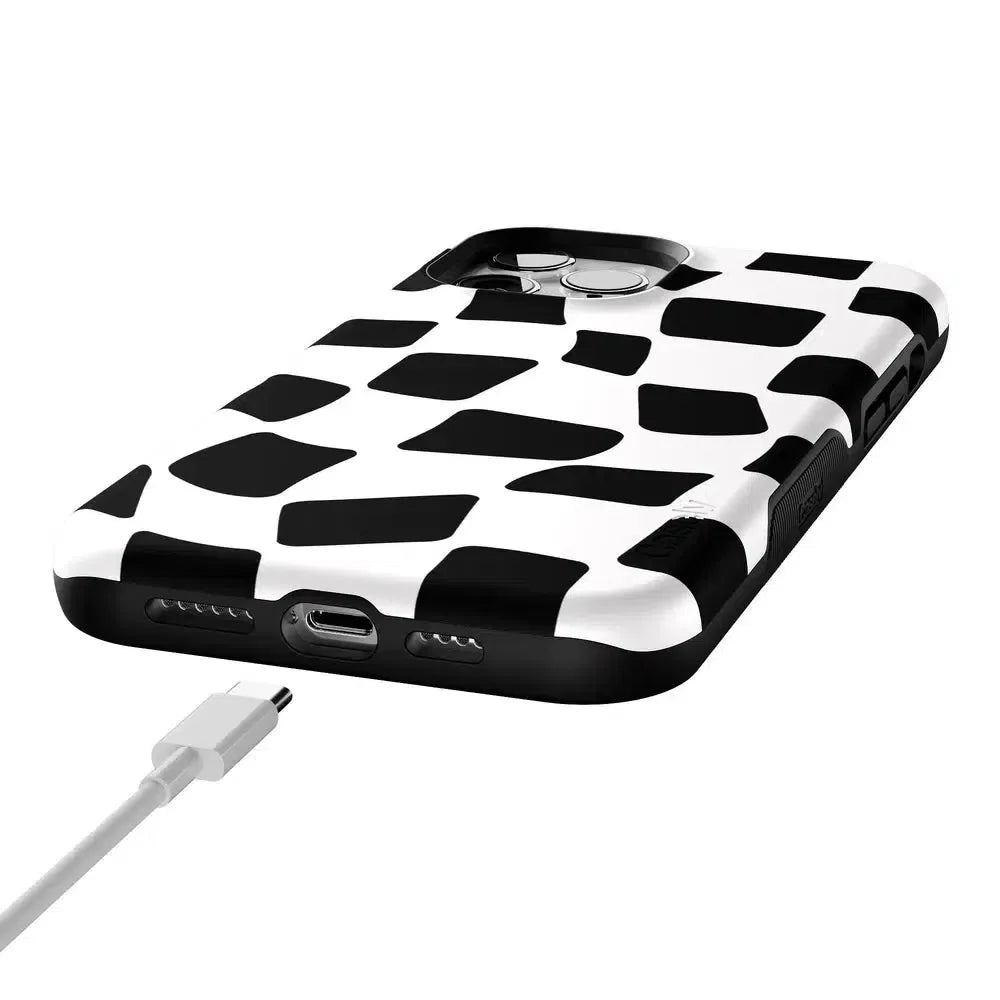 Funky Checkerboard | High Contrast Design Case Phone Case Casetry