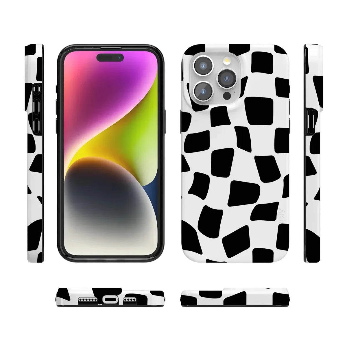 Funky Checkerboard | High Contrast Design Case Phone Case Casetry