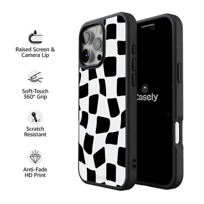 Funky Checkerboard | High Contrast Design Case Phone Case get.casely