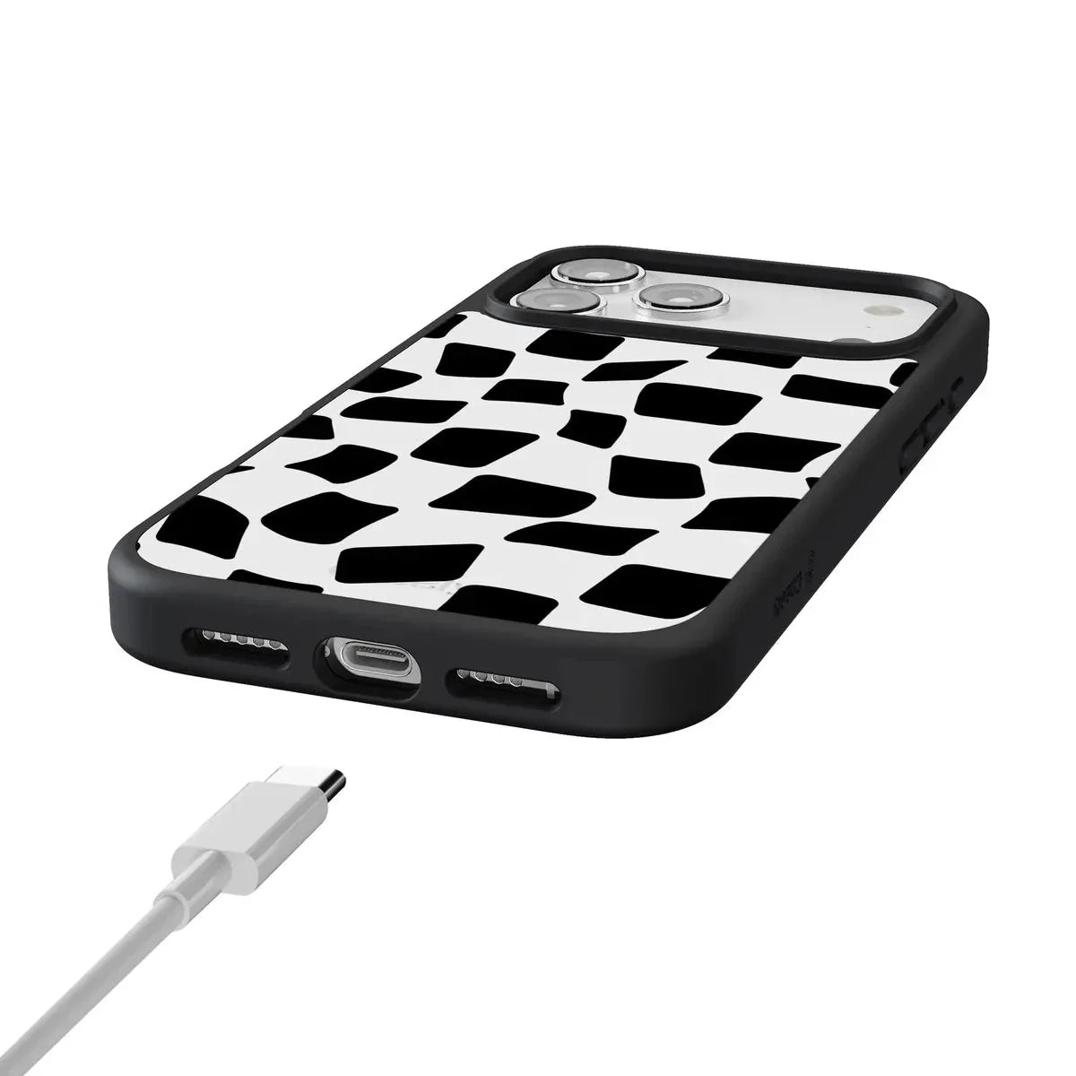 Funky Checkerboard | High Contrast Design Case Phone Case get.casely