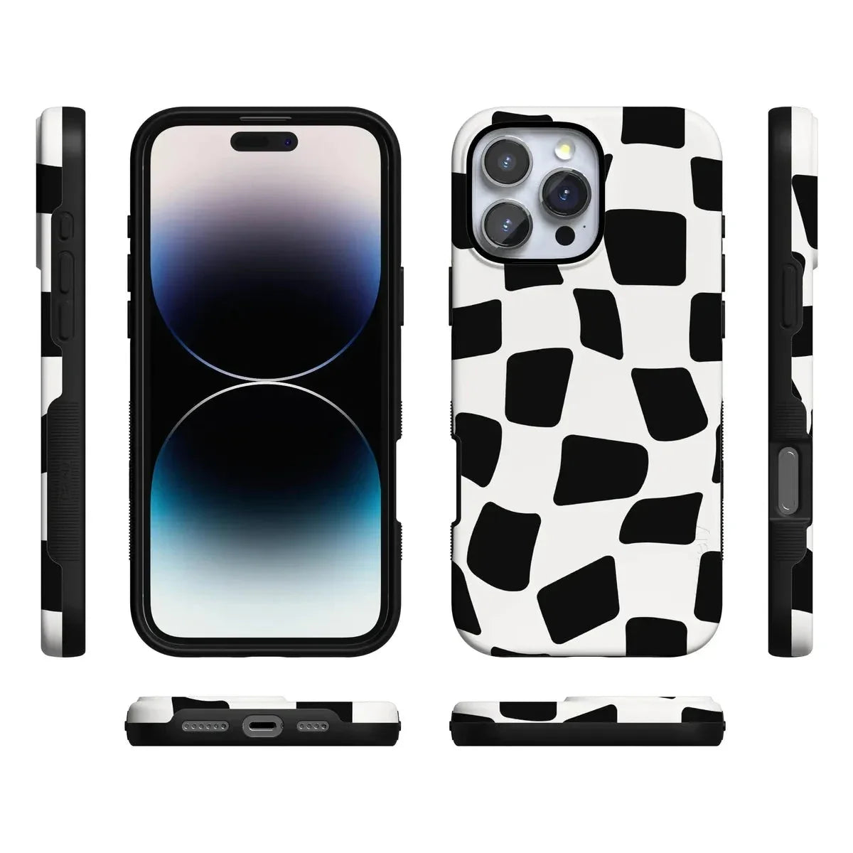 Funky Checkerboard | High Contrast Design Case Phone Case get.casely