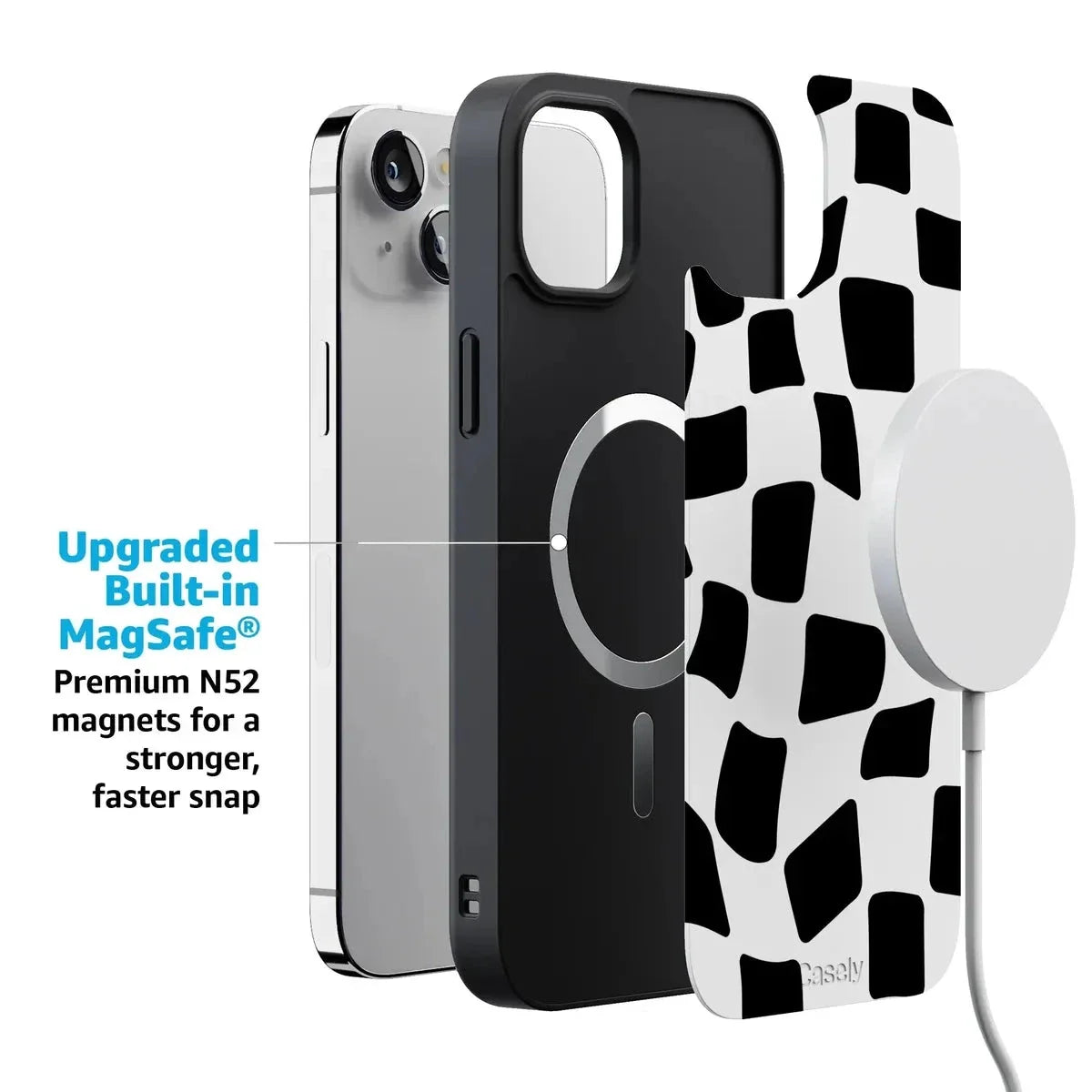 Funky Checkerboard | High Contrast Design Case Phone Case get.casely