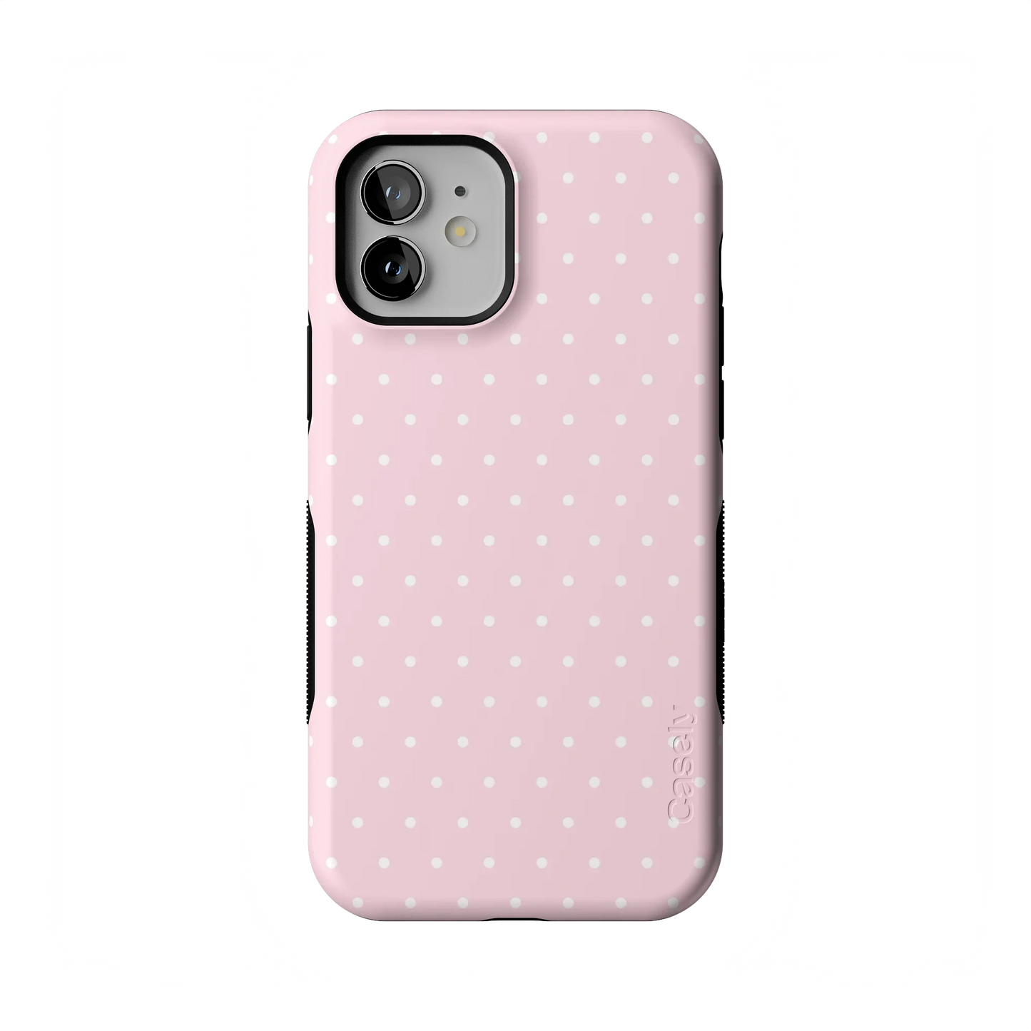 On the Dot | Pink & White Polka Dot Case - iPhone 12