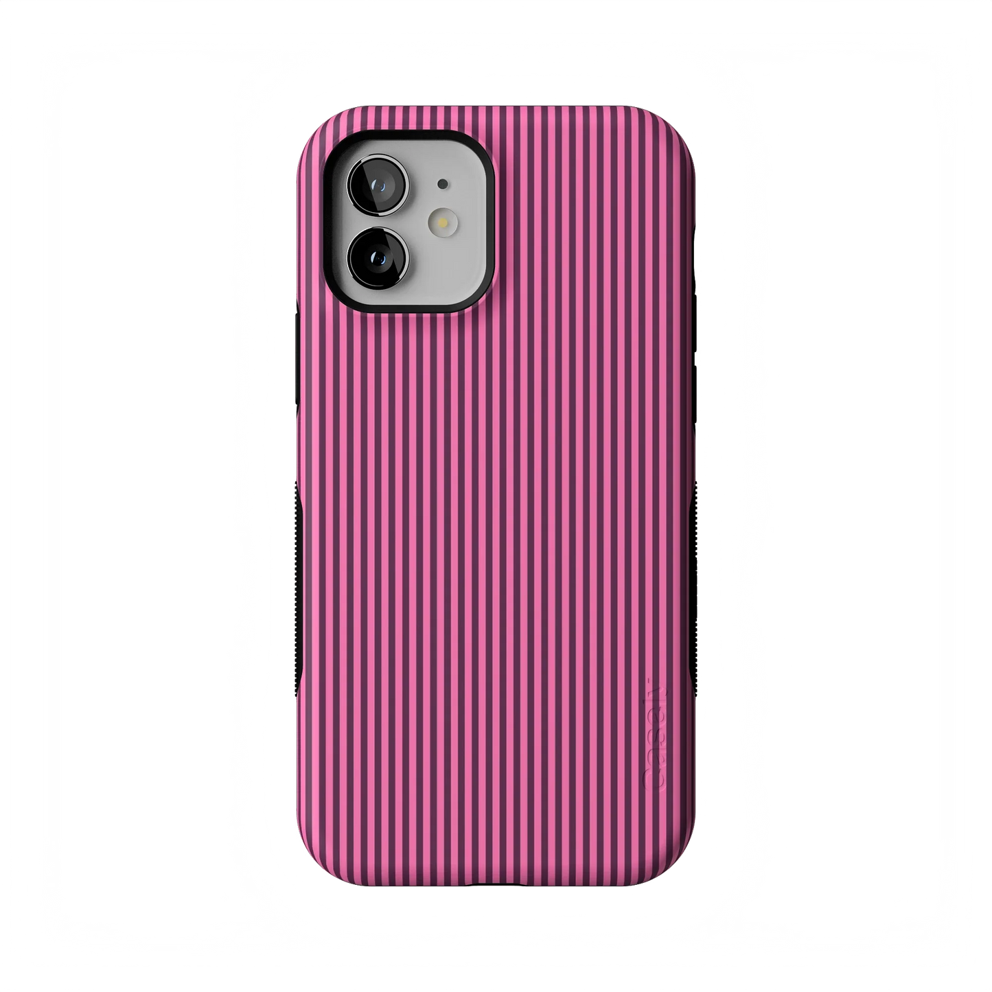 Stripes and the City | Pink & Purple Pinstripe Case - iPhone 12