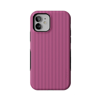 Stripes and the City | Pink & Purple Pinstripe Case - iPhone 12