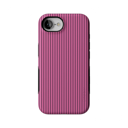 Stripes and the City | Pink & Purple Pinstripe Case - iPhone 16E