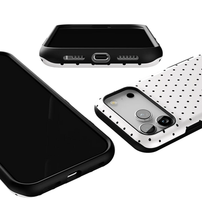 On the Dot | Black Polka Dot Case