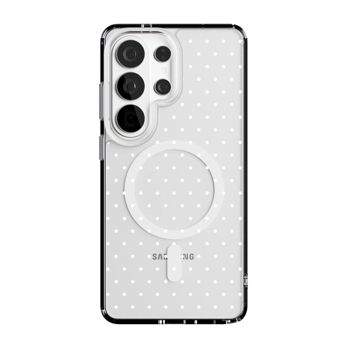 On the Dot | White Polka Dot Case