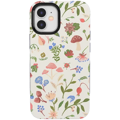 Garden Party | Mushroom Floral Case iPhone Case get.casely Bold + MagSafe® iPhone 12