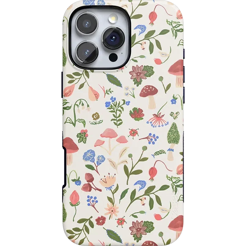 Garden Party | Mushroom Floral Case iPhone Case get.casely Bold + MagSafe® iPhone 16 Pro Max