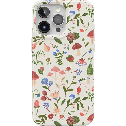Garden Party | Mushroom Floral Case iPhone Case get.casely Classic + MagSafe® iPhone 15 Pro Max