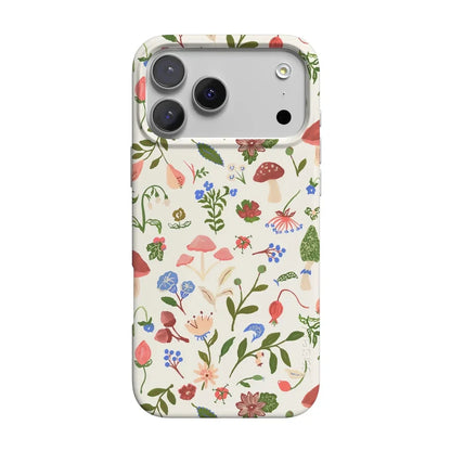 Garden Party | Mushroom Floral Case iPhone Case get.casely Classic + MagSafe® iPhone 17 Pro Max