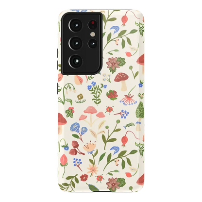 Garden Party | Mushroom Floral Case iPhone Case get.casely Essential Galaxy S21 Ultra
