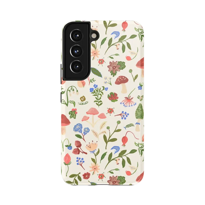 Garden Party | Mushroom Floral Case iPhone Case get.casely Essential Galaxy S22