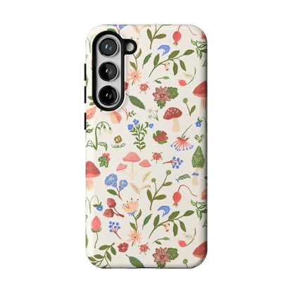 Garden Party | Mushroom Floral Case iPhone Case get.casely Essential Galaxy S23 Plus
