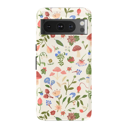 Garden Party | Mushroom Floral Case iPhone Case get.casely Essential Google Pixel 8 Pro