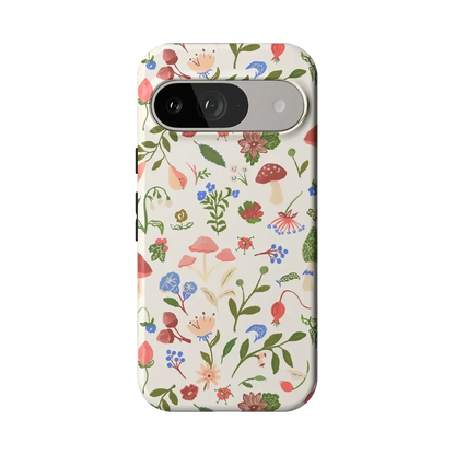 Garden Party | Mushroom Floral Case iPhone Case get.casely Essential Google Pixel 9