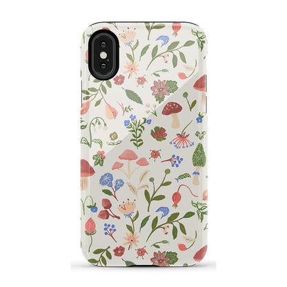 Garden Party | Mushroom Floral Case iPhone Case get.casely Essential iPhone X / XS