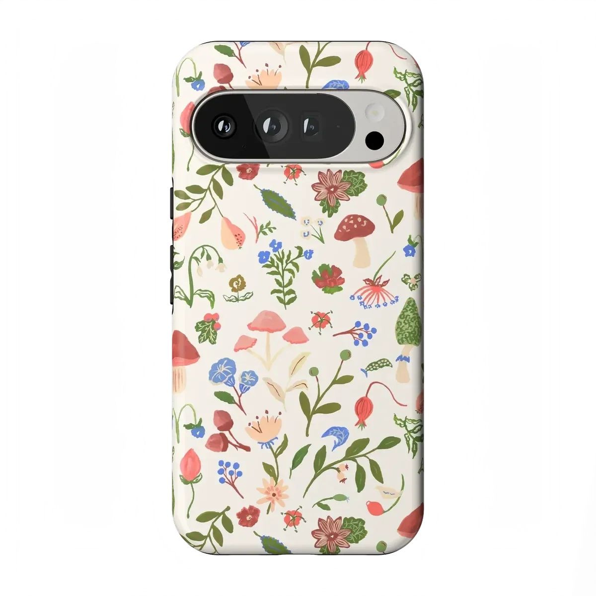 Garden Party | Mushroom Floral Case iPhone Case get.casely Essential + MagSafe® Google Pixel 10 Pro XL