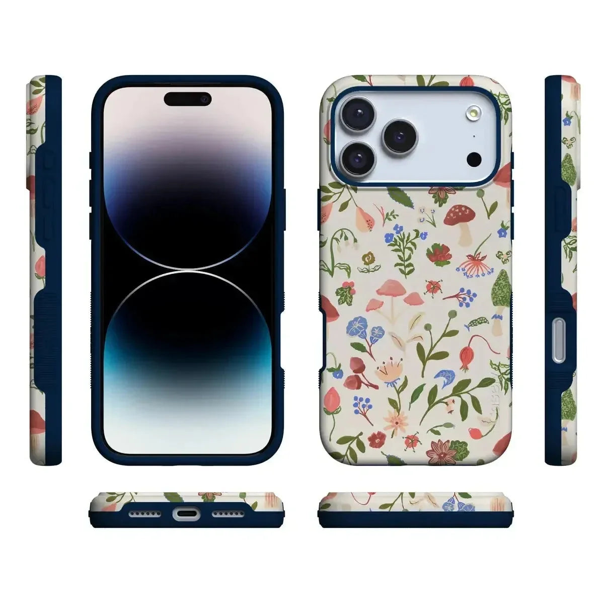 Garden Party | Mushroom Floral Case iPhone Case get.casely