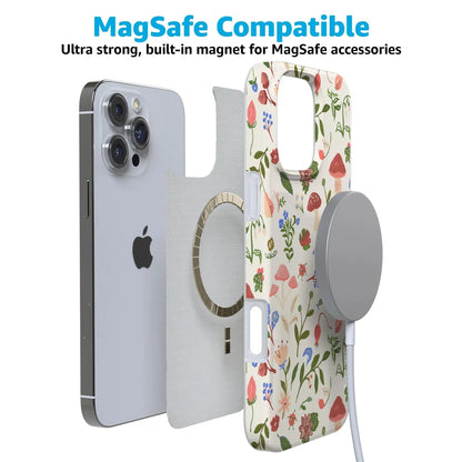 Garden Party | Mushroom Floral Case iPhone Case get.casely