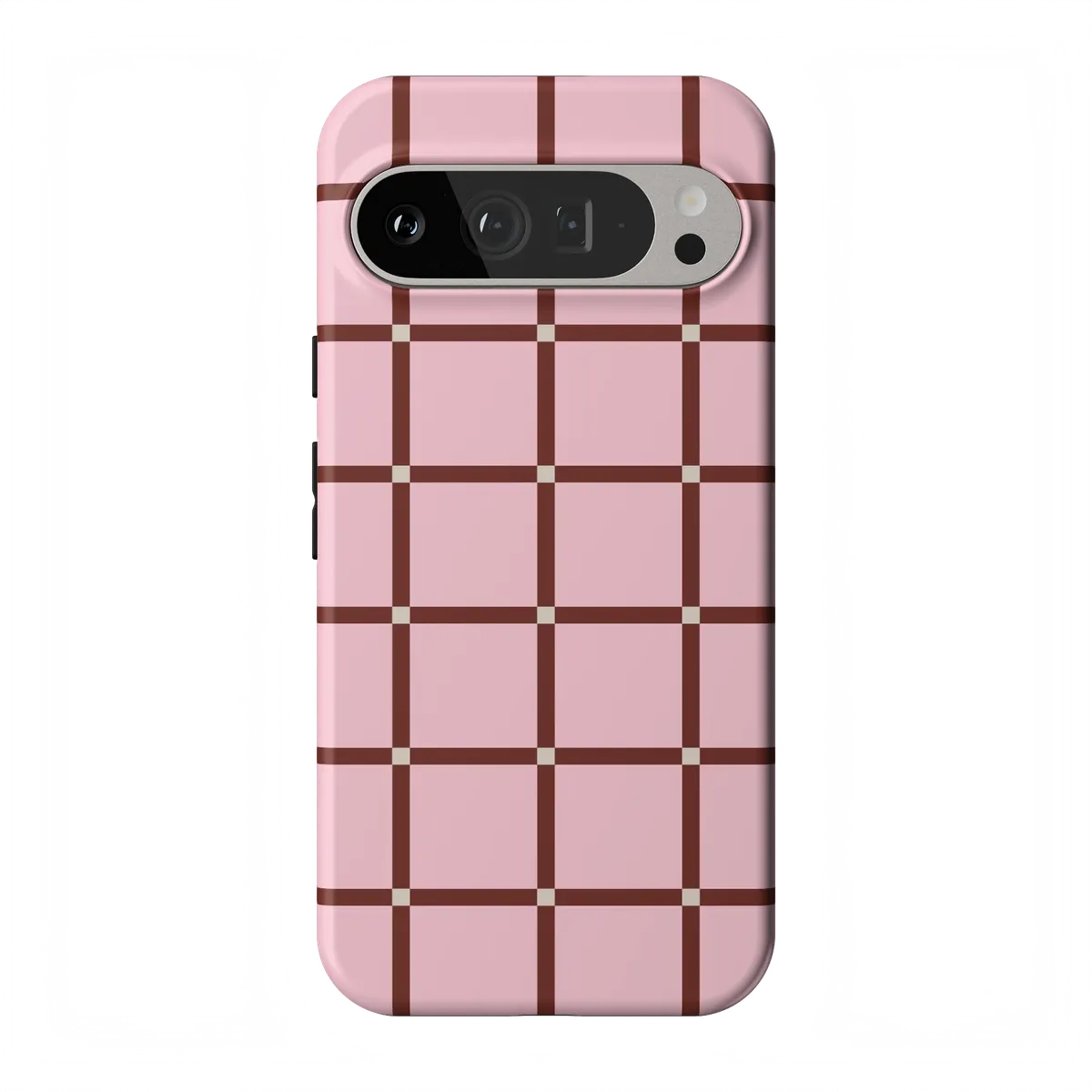 Uptown Gridlock | Pink Checkerboard Case