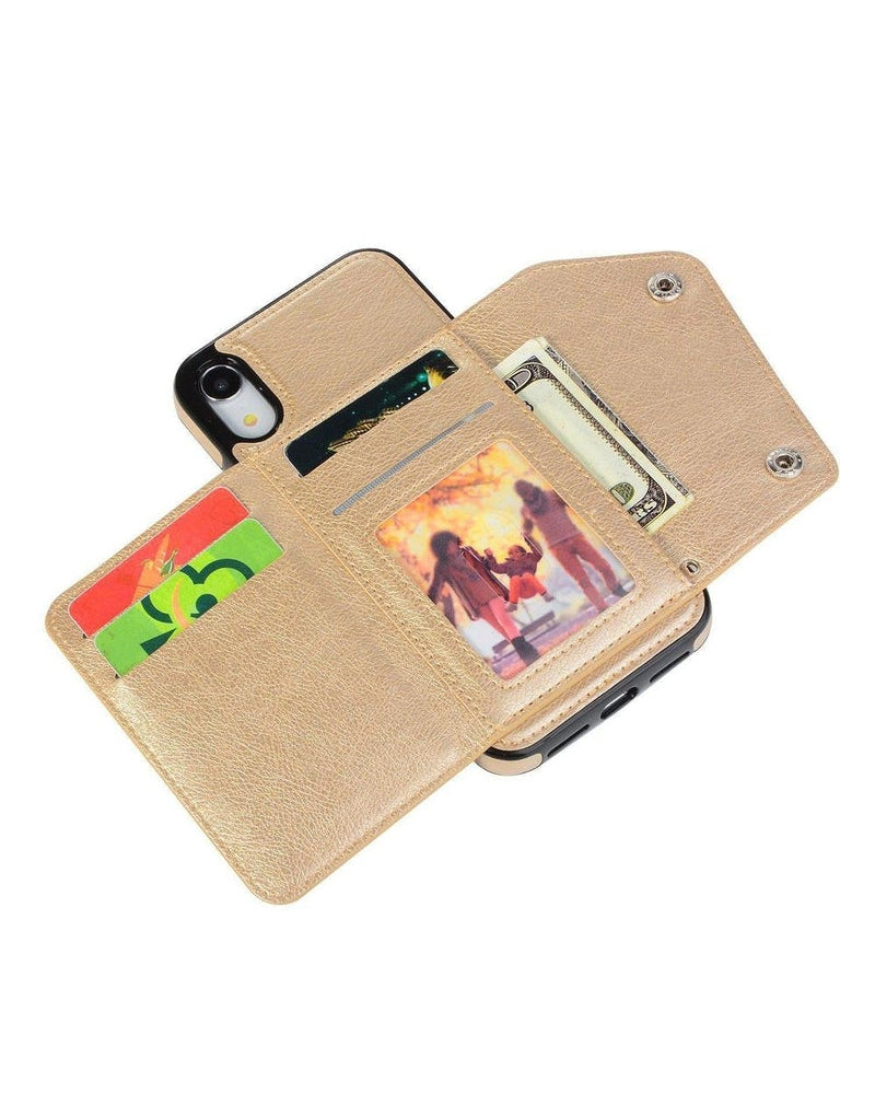 Gold Vegan Leather | Wallet Case iPhone Case get.casely