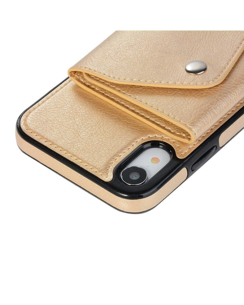 Gold Vegan Leather | Wallet Case iPhone Case get.casely