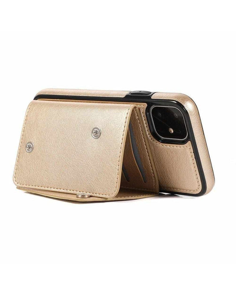 Gold Vegan Leather | Wallet Case iPhone Case get.casely