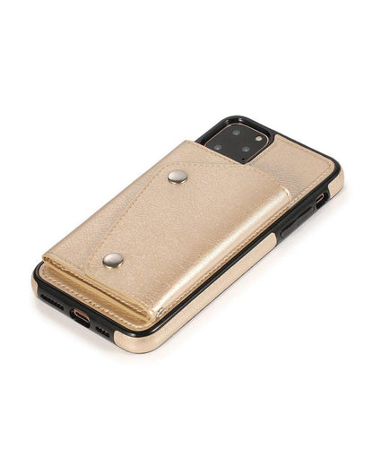 Gold Vegan Leather | Wallet Case iPhone Case get.casely