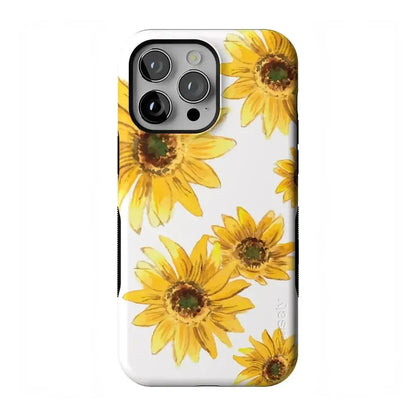 Golden Garden | Yellow Sunflower Floral Case iPhone Case get.casely Bold Flex + MagSafe® iPhone 14 Pro Max