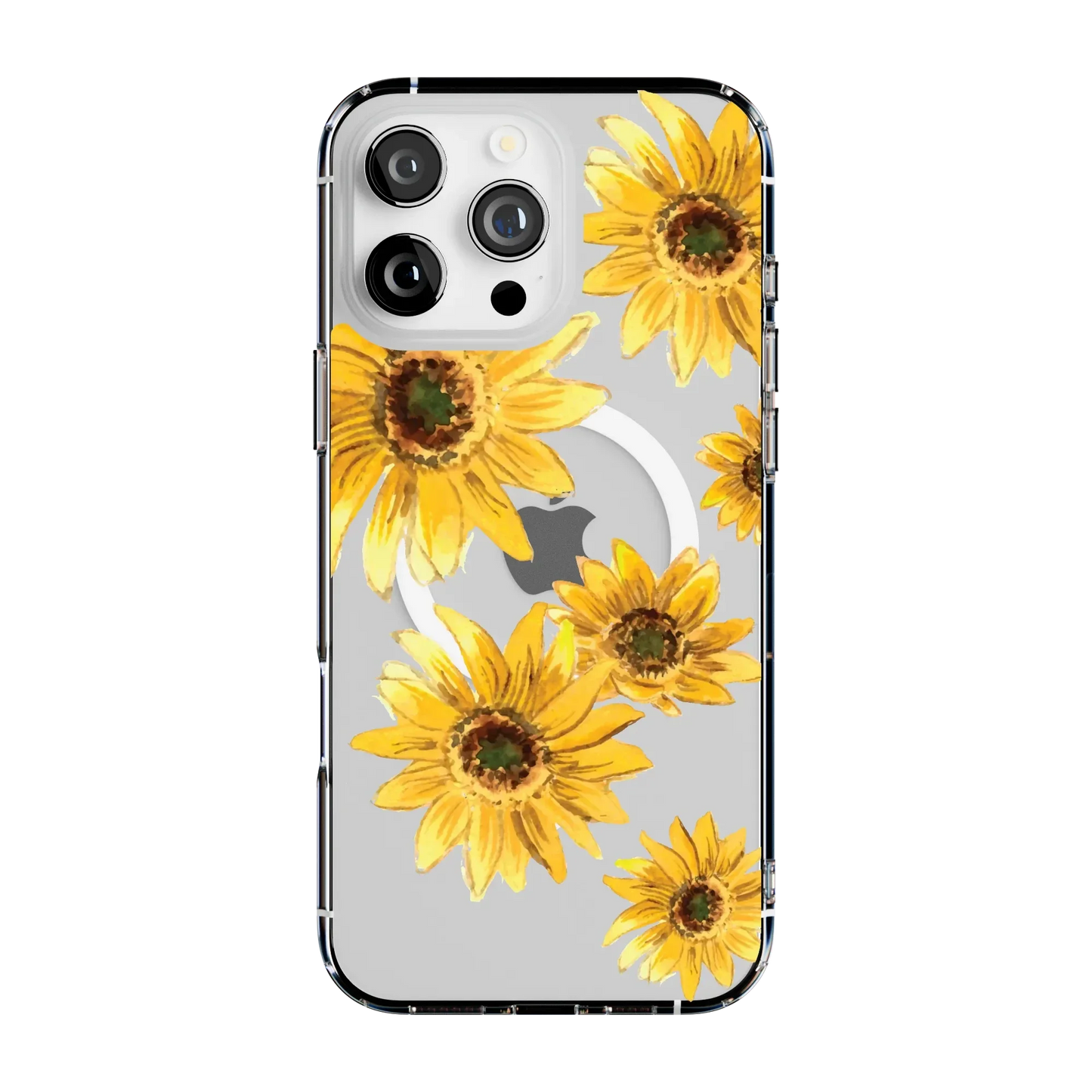 Golden Garden | Yellow Sunflower Floral Case iPhone Case get.casely Clear + MagSafe® iPhone 16 Pro Max