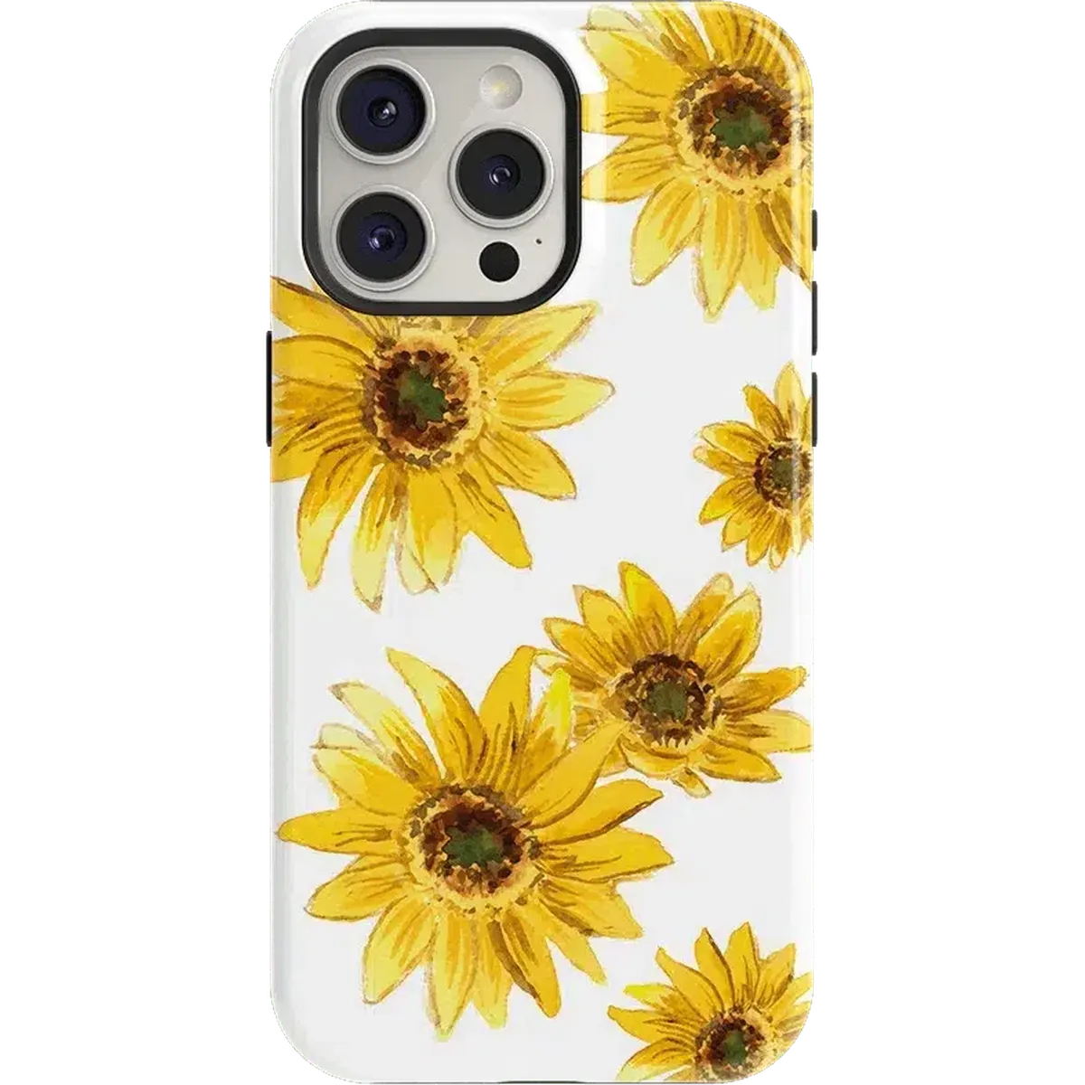 Golden Garden | Yellow Sunflower Floral Case iPhone Case get.casely Essential + MagSafe® iPhone 15 Pro Max