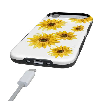 Golden Garden | Yellow Sunflower Floral Case iPhone Case get.casely