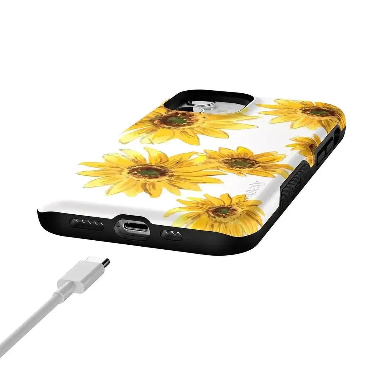 Golden Garden | Yellow Sunflower Floral Case iPhone Case get.casely