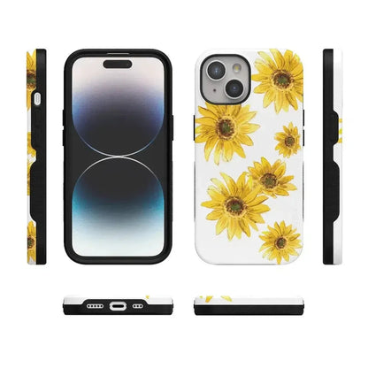 Golden Garden | Yellow Sunflower Floral Case iPhone Case get.casely