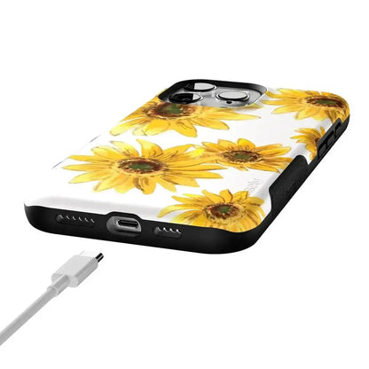 Golden Garden | Yellow Sunflower Floral Case iPhone Case get.casely