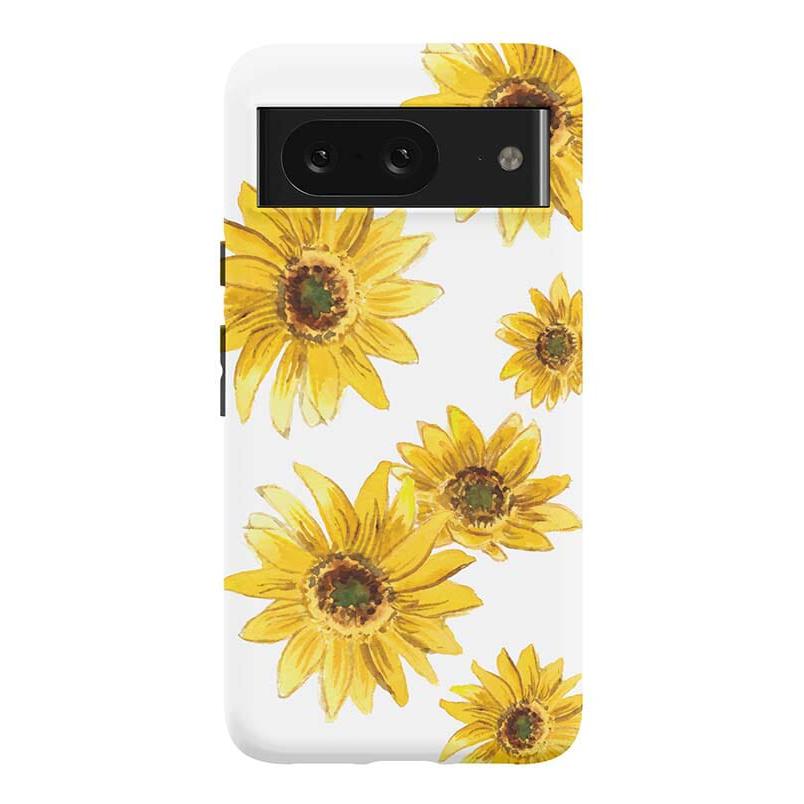Golden Garden | Yellow Sunflower Floral Google Pixel Case Google Pixel Case Casetry Essential Google Pixel 8