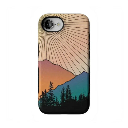 Golden Hour | Mountain Sunset Case iPhone Case get.casely Bold Flex + MagSafe® iPhone 16e