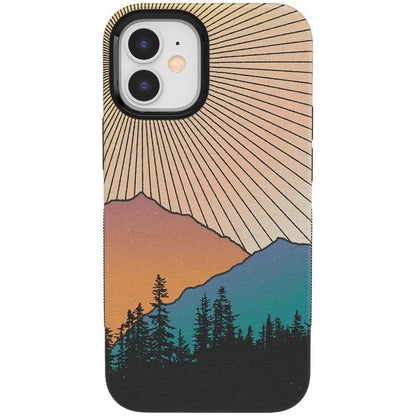 Golden Hour | Mountain Sunset Case iPhone Case get.casely Bold + MagSafe® iPhone 12