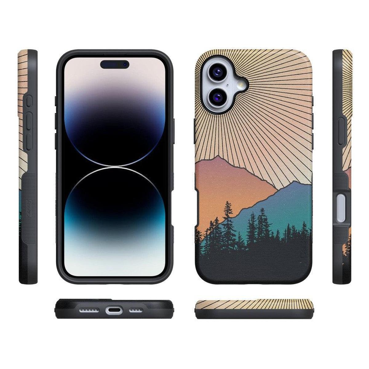 Golden Hour | Mountain Sunset Case iPhone Case get.casely