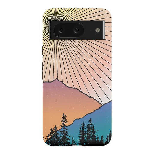 Golden Hour | Mountain Sunset Google Pixel Case Google Pixel Case Casetry Essential Google Pixel 8