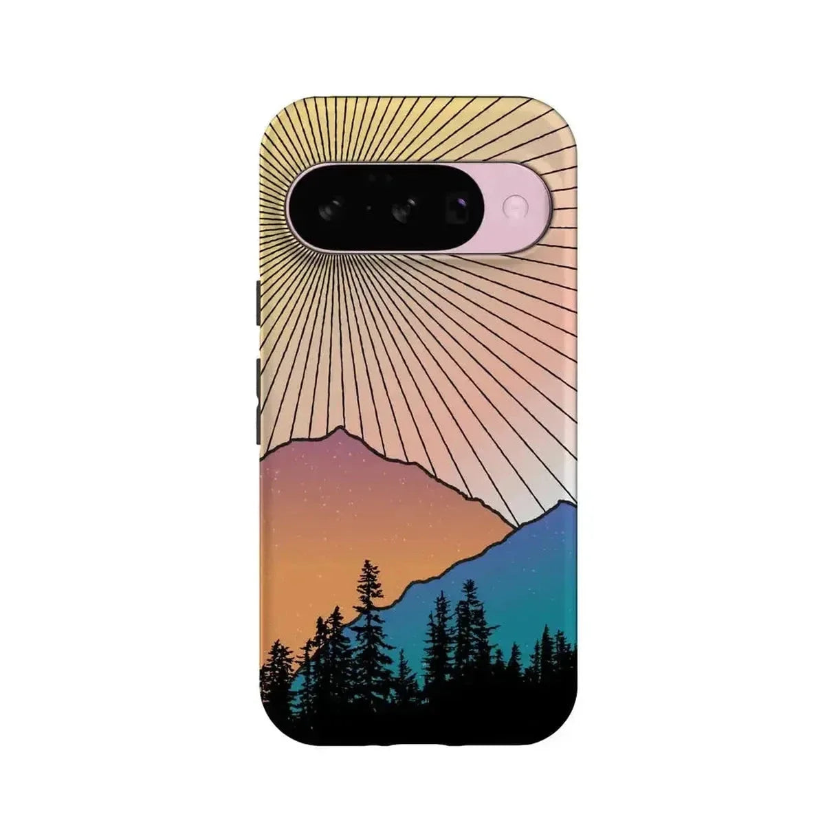 Golden Hour | Mountain Sunset Google Pixel Case Google Pixel Case Casetry Essential + MagSafe® Google Pixel 10