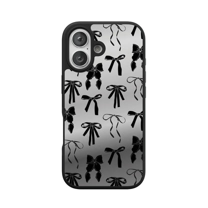 Goth Girlie | Black Bows Case Phone Case get.casely Align Reflect + MagSafe® iPhone 17