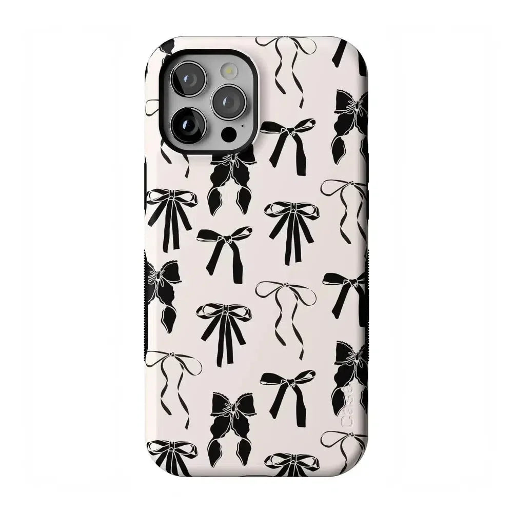 Goth Girlie | Black Bows Case Phone Case Casetry Bold Flex + MagSafe® iPhone 12 Pro Max