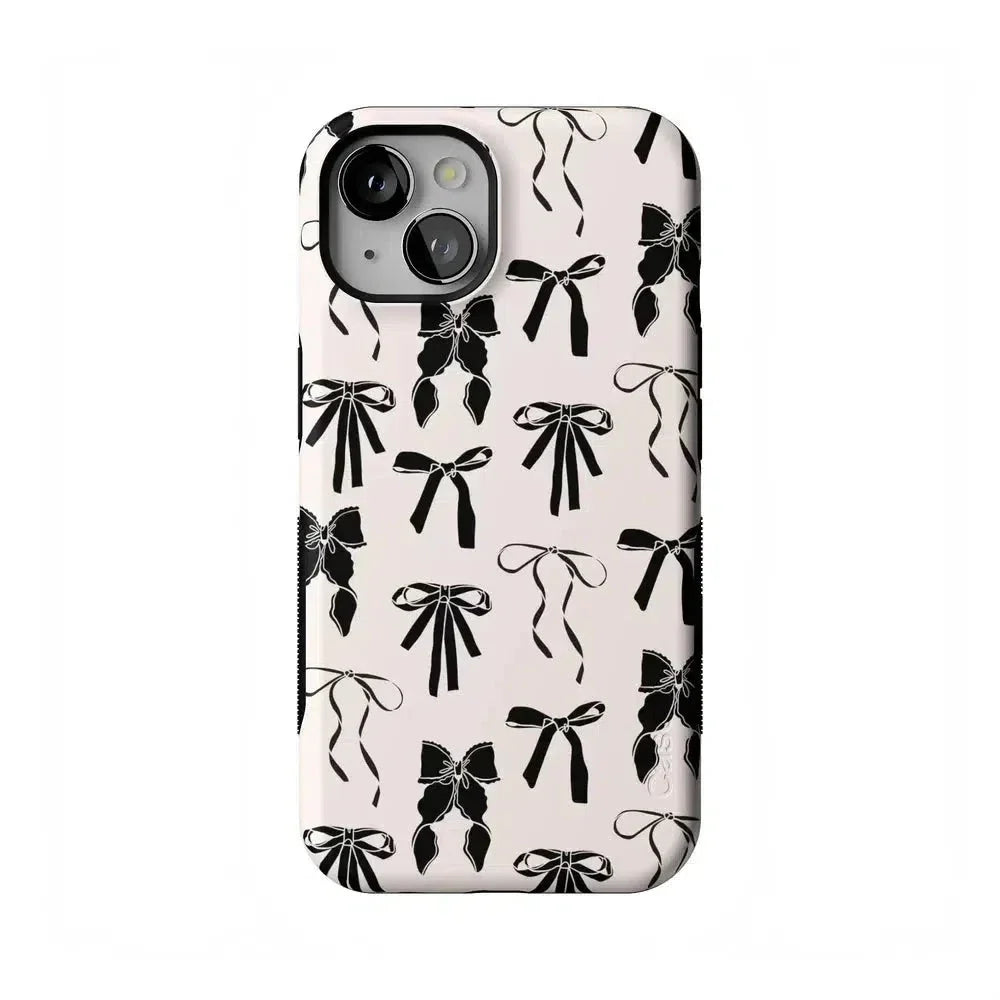 Goth Girlie | Black Bows Case Phone Case Casetry Bold Flex + MagSafe® iPhone 13