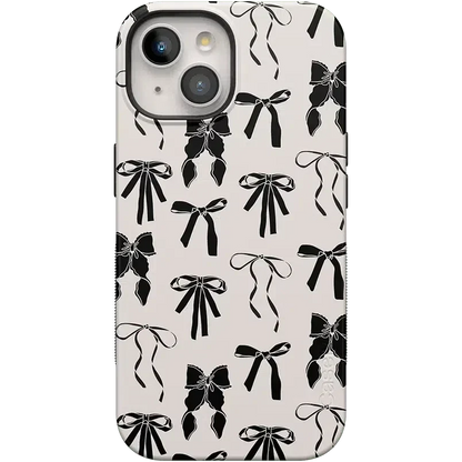 Goth Girlie | Black Bows Case Phone Case Casetry Bold Flex + MagSafe® iPhone 15 Plus