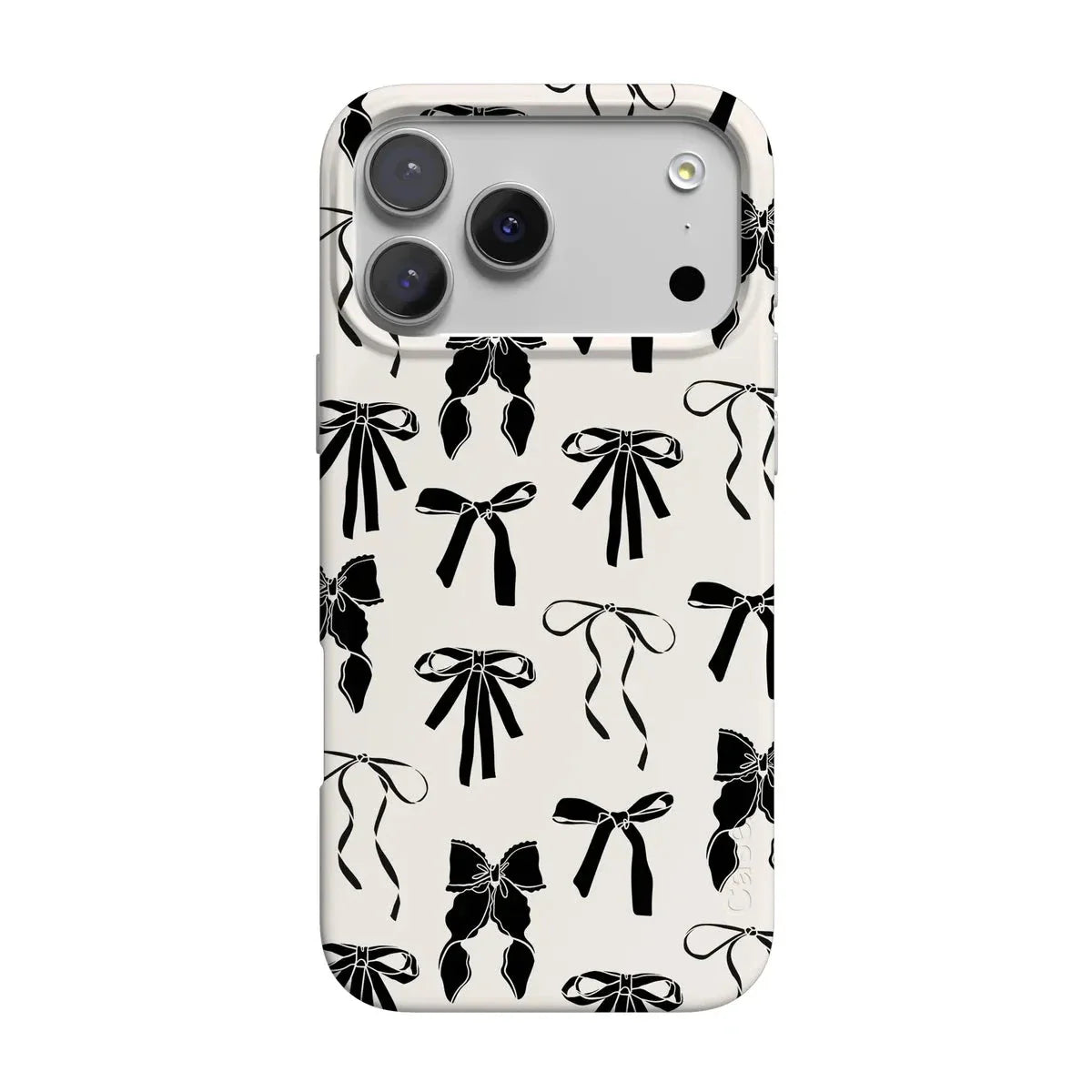 Goth Girlie | Black Bows Case Phone Case Casetry Classic + MagSafe® iPhone 17 Pro Max